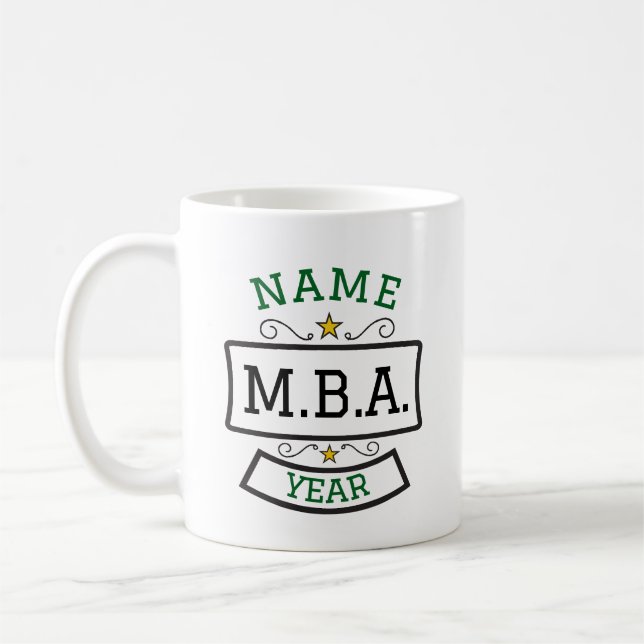 Café Caneca Personalizada Presente de Graduação MBA (Esquerda)