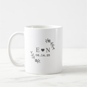 Café Caneca Personalizada Sr e Sra, Caneca de Engajamen