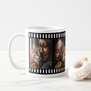 Café Caneca Personalizável com Moldura de Faixa de Film