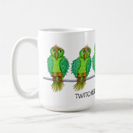 Café Caneca Personalizável de Amantes de Pássaros de De