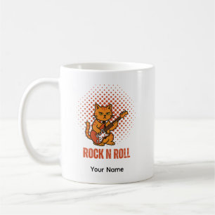 Café Caneca Personalizável de Gato Pedra Fofa