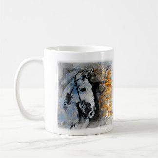 Café Caneca Pintura de Cavalo