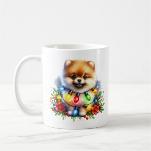 Café Caneca Pomeraniana de Natal Bonita