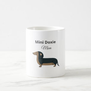 Café Caneca Presente para Papai de Dachshund Miniatura