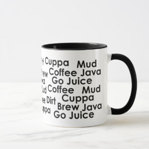 Café, caneca preta de 11 oz