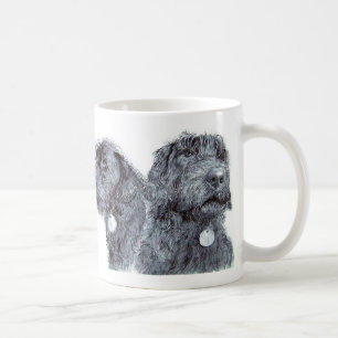 Café Caneca preta de Labradoodles