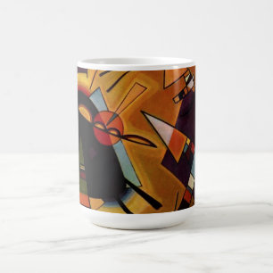 Café Caneca preta e violeta de Kandinsky
