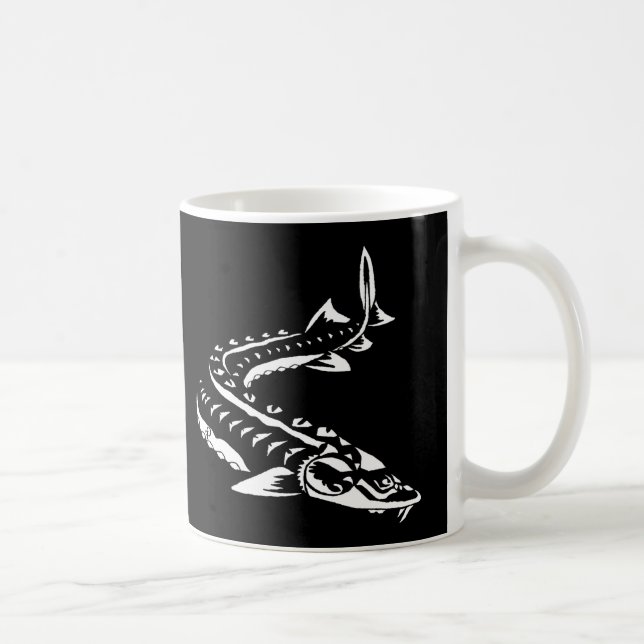 Café Caneca preta NOVA tribal de Scutes (Direita)