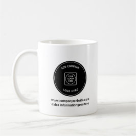 Café Caneca promocional de logotipo de negócios simples