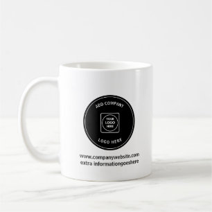 Café Caneca promocional de logotipo de negócios simples