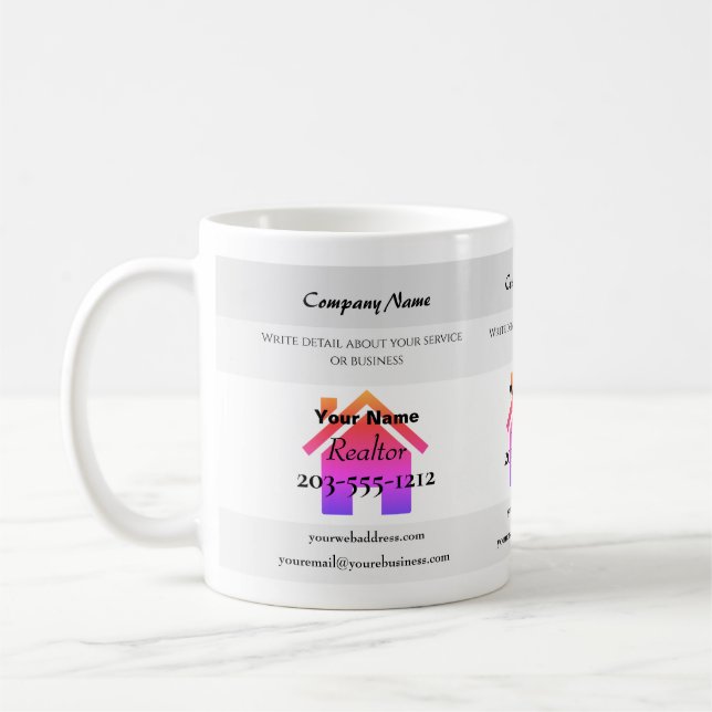 Café Caneca Promocional para Corretores de Imóveis - HA (Esquerda)
