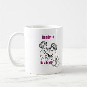 Café Caneca Pronta para Ser uma Noiva, Presente de Chá