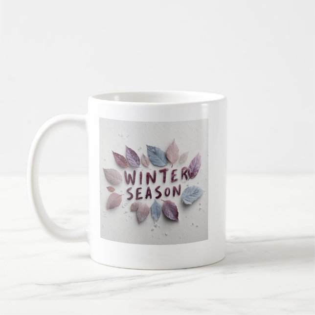 Café Caneca Quatro Estações Design de Inverno (Esquerda)