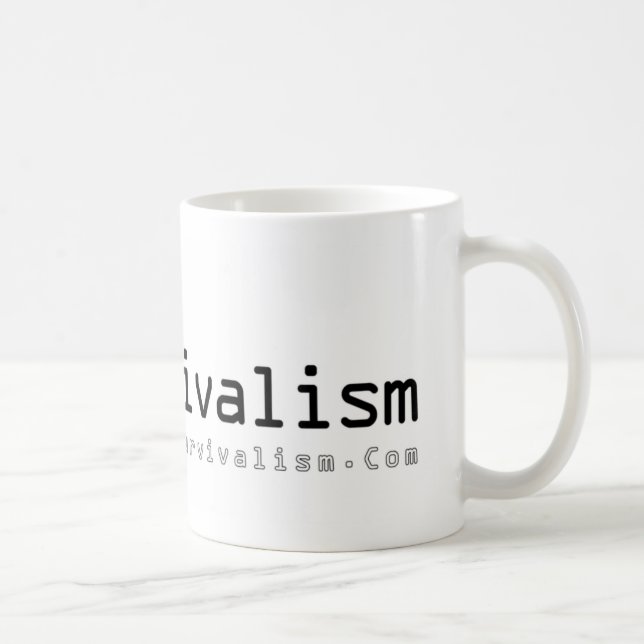Café Caneca radical de Survivalism (Direita)