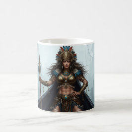 Café Caneca Rainha Amazônica Tribal – Fantasia de Guerr