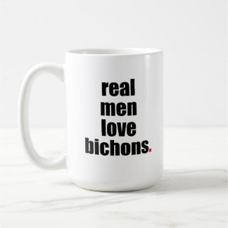 Café Caneca real de Bichons do amor dos homens