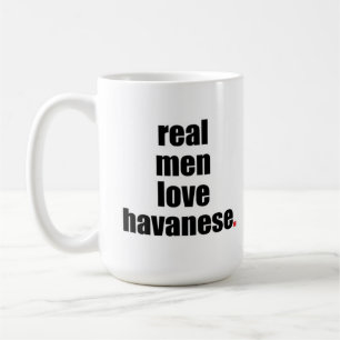Café Caneca real de Havanese do amor dos homens