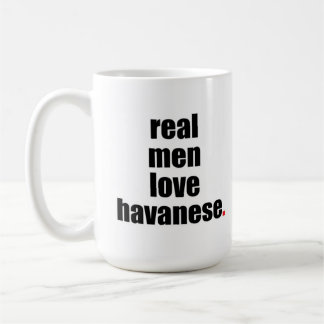 Café Caneca real de Havanese do amor dos homens