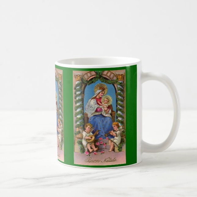 Café Caneca religiosa de Jesus | da Virgem Maria e do (Direita)