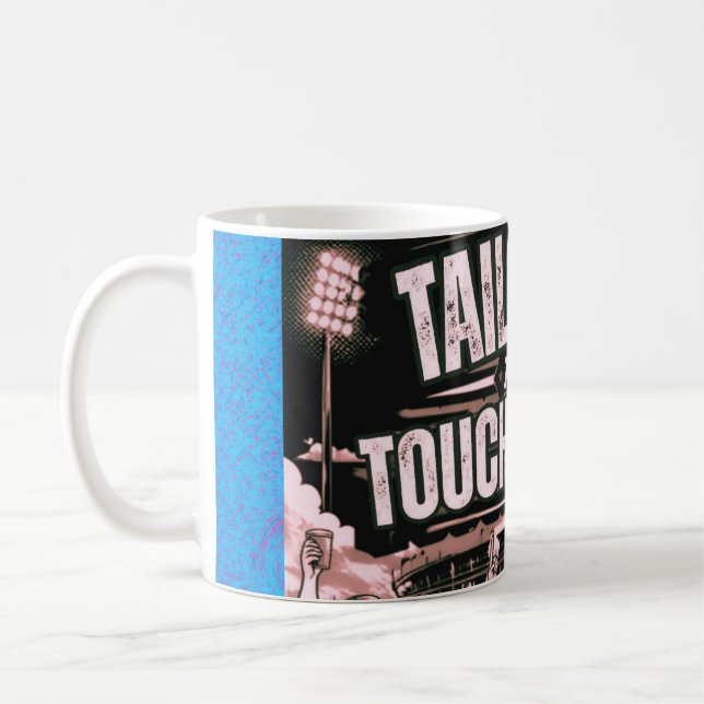 Café Caneca Retro de Esportes 'Gritty Tailgates e Touch (Esquerda)