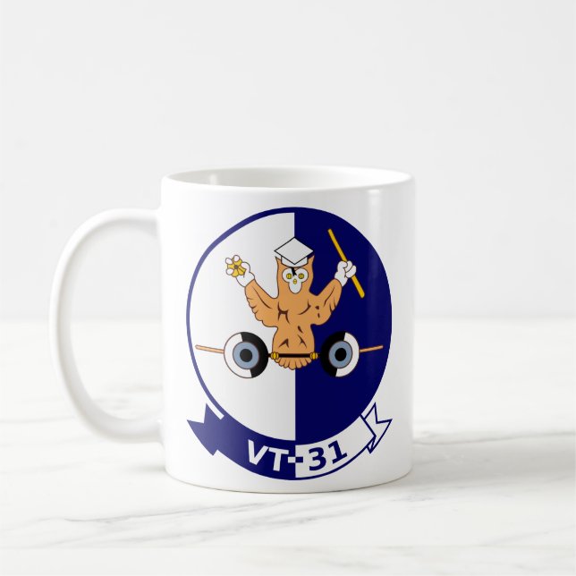 Café Caneca retro de VT-31 e de NAS Corpus Christi (Esquerda)