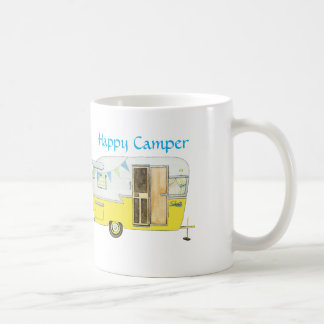 Café Caneca retro do reboque de campista