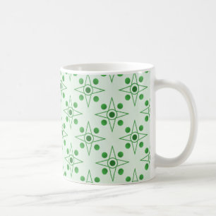 Café caneca Retro-métrica, verde de Kelly