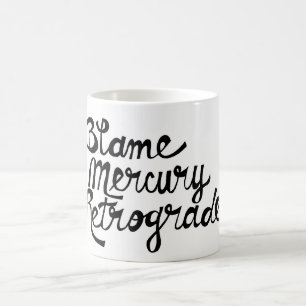 Café Caneca retrógrada de Mercury da culpa