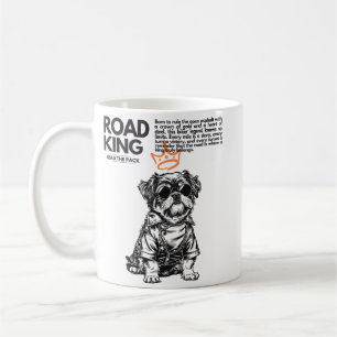 Café Caneca Road King Biker Dog   Presente de Motocicle