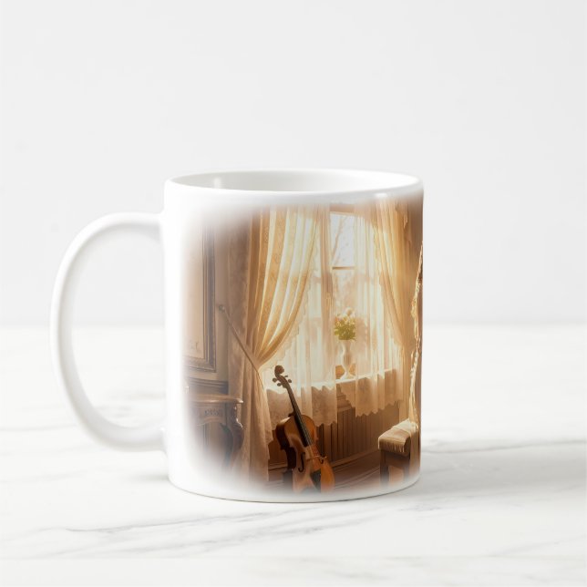 Café Caneca Romance Sala de Piano Dourada Para Sempre (Esquerda)