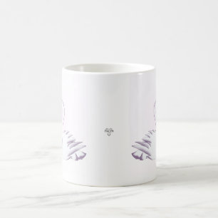 Café Caneca Romântica de Amor de Cisne Elegante de Dupl