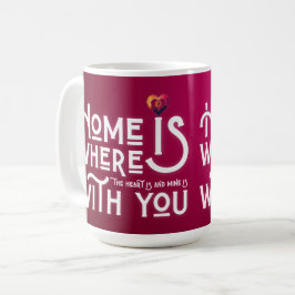 Café Caneca Romântica de Dia dos Namorados de Duas Core