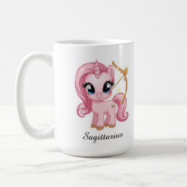 Café Caneca Sagitário Zodíaco Celestial - Flor de Seta 