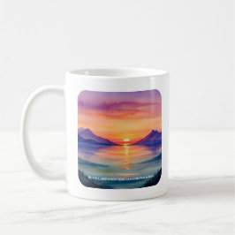 Café Caneca Salmo 46:10 Aqueça-se e saiba que eu sou De
