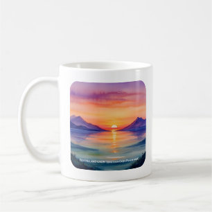 Café Caneca Salmo 46:10 Aqueça-se e saiba que eu sou De