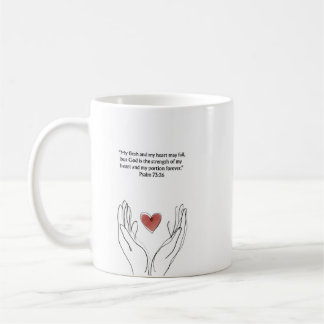 Café Caneca Salmo 73:26 Cristã | Presente de Encorajame