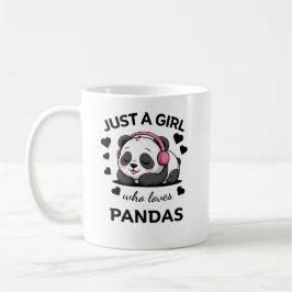Café Caneca Só uma Garota que Ama Pandas - Caneca de Pa