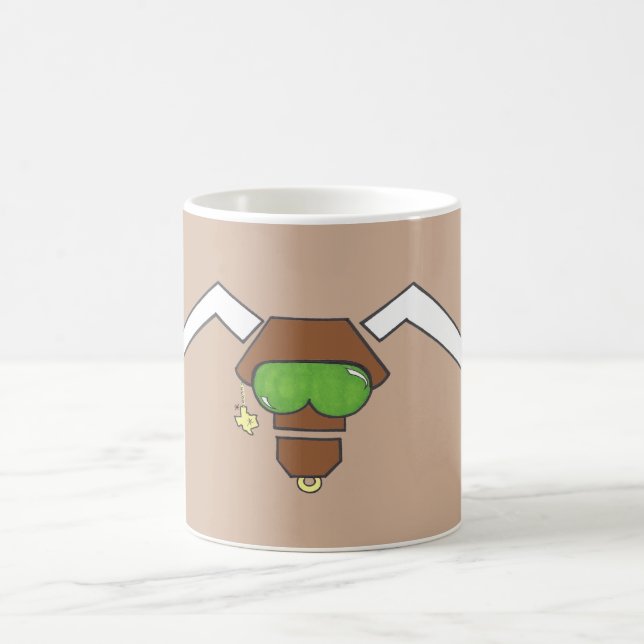 Café Caneca solitária do boi da estrela de Attitudinous (Centro)