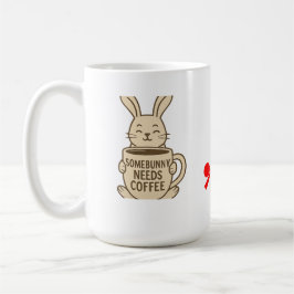 Café Caneca "Somebunny Needs Coffee" | Gif de Pun do Co