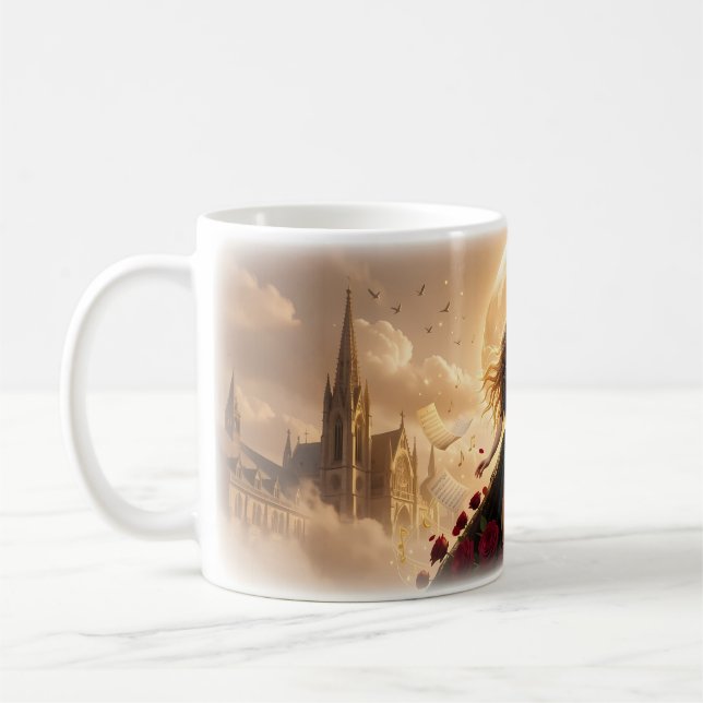 Café Caneca Sonho de Celo ao Luar com Rosas Carmesim (Esquerda)