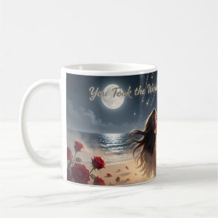 Café Caneca Sonho Romântico de Praia ao Luar