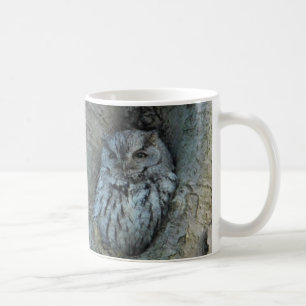 Café Caneca sonolento da coruja de Screech