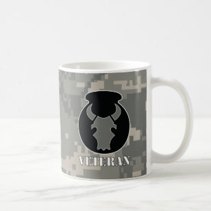 Café caneca subdued ACU-olhar do veterano de Red Bull