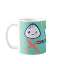 Caneca super do assassinato de Kawaii Musubi