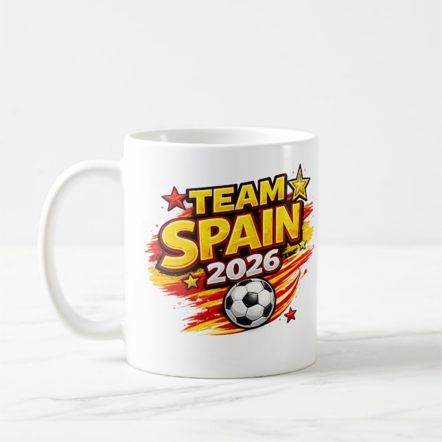 Café Caneca TEAM ESPANHA 2026 | Pé de Futebol Patriótic (Esquerda)
