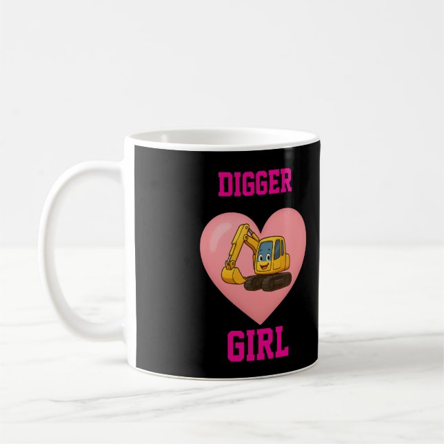 Café Caneca temática de construção 'DIGGER GIRL' (Esquerda)