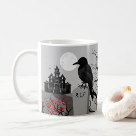 Café Caneca temática de halloween gótica assustadora