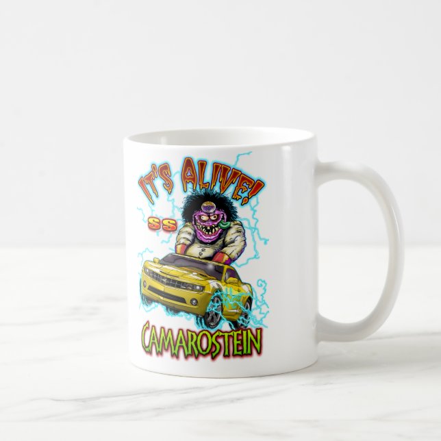 Café Caneca tomada partido dobro amarela de Chevy (Direita)