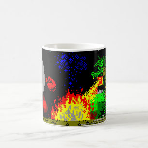 Café Caneca tonto do mundo de fantasia
