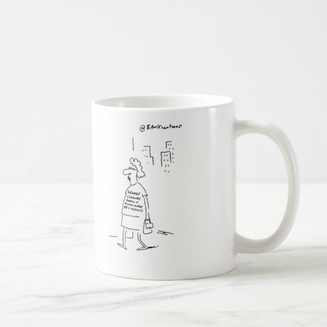 Café Caneca tópica de George Clooney (Direita)